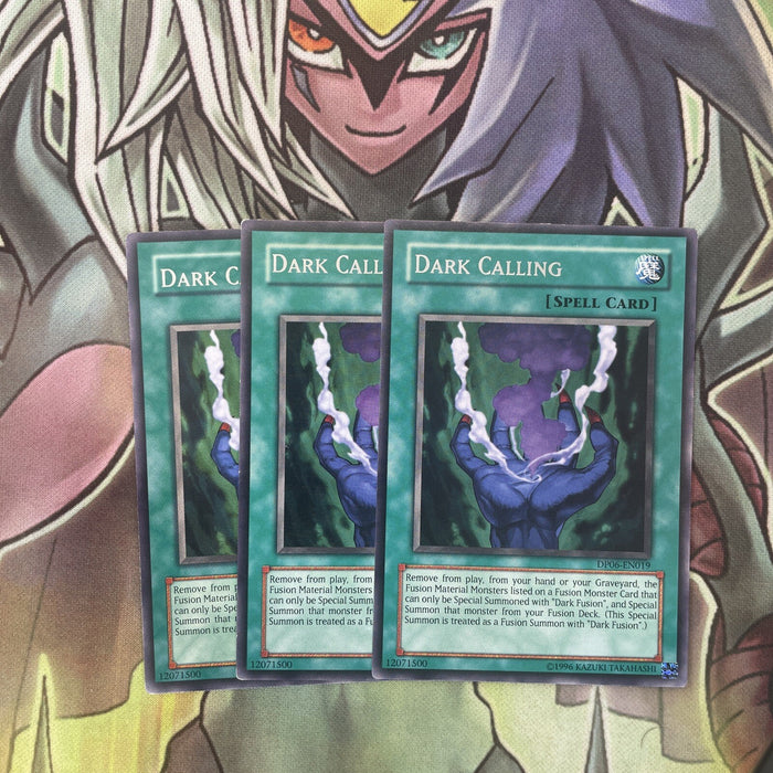 DP06-EN019 x3 Dark Calling Rare Excellent Condition Yugioh