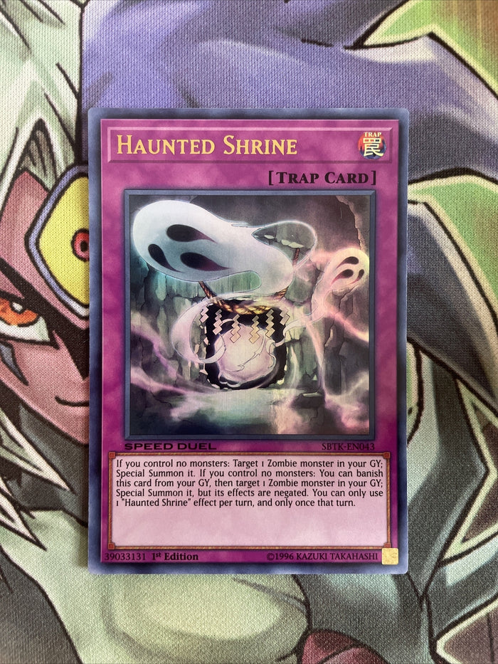 SBTK-EN043 Haunted Shrine Ultra Rare Speed Duel NM Yugioh Card
