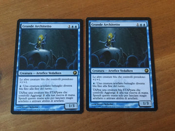 2x Grand Architect - Scars of Mirrodin ITALIAN Excellent Magic MTG