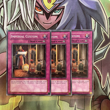 ANPR-EN067 x3 Imperial Custom Common Excellent Condition Yugioh