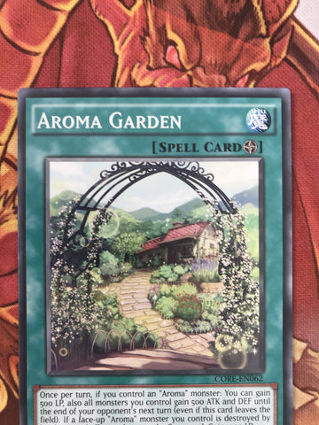 CORE-EN062 Yugioh Aroma Garden 1st Edition (NM) (back)