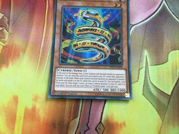 FIGA-EN038 Prohibit Snake | 1st Edition Super Rare YuGiOh Trading Card Game TCG (back)