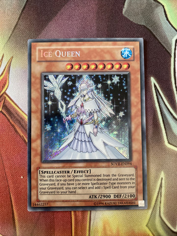 SOVR-EN094 Yugioh Ice Queen Secret Rare NM