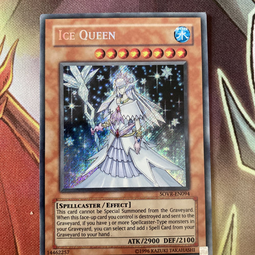 SOVR-EN094 Yugioh Ice Queen Secret Rare NM