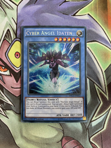 DRL3-EN013 Cyber Angel Idaten Secret Rare 1st Edition NM Yugioh Card