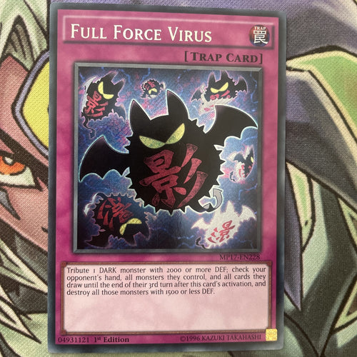 MP17-EN228 Full Force Virus Secret Rare 1st Edition NM Yugioh Card