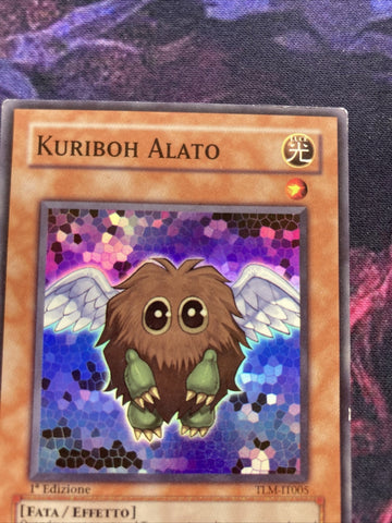 TLM-IT005 Winged Kuriboh 1st Edition Super Rare Light Play Yugioh ITALIAN (back)