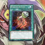 STOR-EN058 Foolish Return Rare 1st Edition NM Yugioh Card