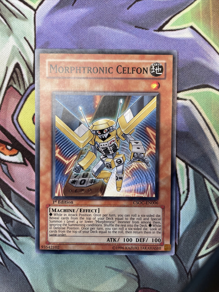 CSOC-EN006 Morphtronic Celfon Common 1st Edition NM Yugioh Card