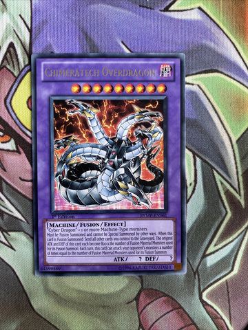 RYMP-EN061 Chimeratech Overdragon Rare 1st Edition NM Yugioh Card