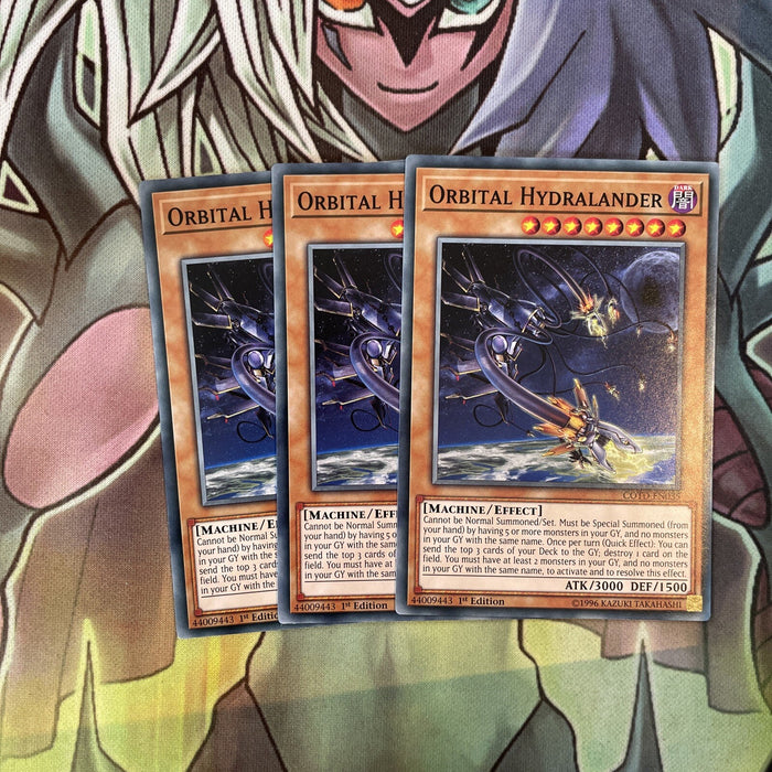 COTD-EN035 x3 Orbital Hydralander Common Excellent Condition Yugioh
