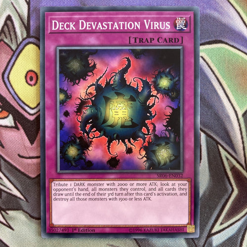 SR06-EN032 Deck Devastation Virus Common 1st Edition NM Yugioh Card