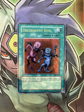 SRL-039 Delinquent Duo Ultra Rare Unlimited Edition NM Yugioh Card
