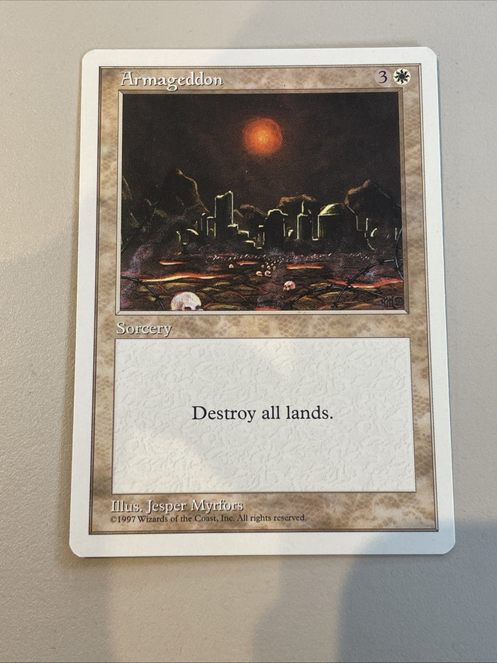 1x Armageddon (Fifth Edition) - Magic: the Gathering