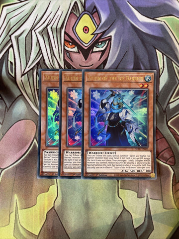 SDFC-EN005 x3 Zuijin of the Ice Breaker Ultra Rare Excellent Condition Yugioh