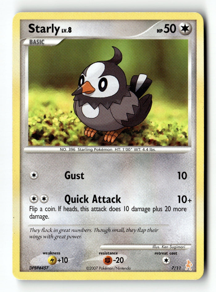 Pokemon Card Starly LP Diamond and Pearl 101/130
