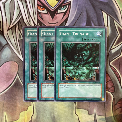SD5-EN021 x3 Giant Trunade Common Excellent Condition Yugioh