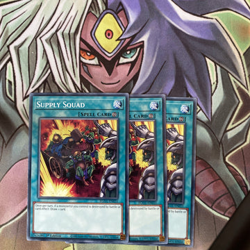 EGO1-EN031 x3 Supply Squad Common Excellent Condition Yugioh
