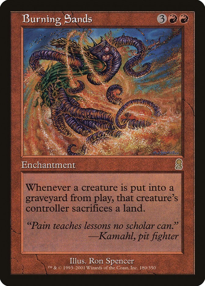 Burning Sands - Odyssey Excellent Magic MTG