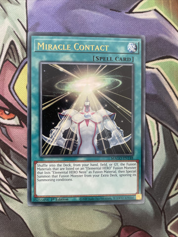 MAGO-EN148 Miracle Contact Rare 1st Edition NM Yugioh Card