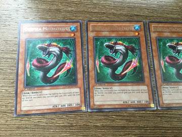 PTDN-EN083 YuGiOh 3x Deepsea Macrotrema Rare Playset (back)