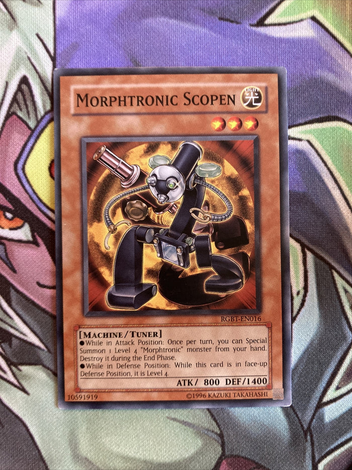 RGBT-EN016 Morphtronic Scopen Common UNL Edition NM Yugioh Card
