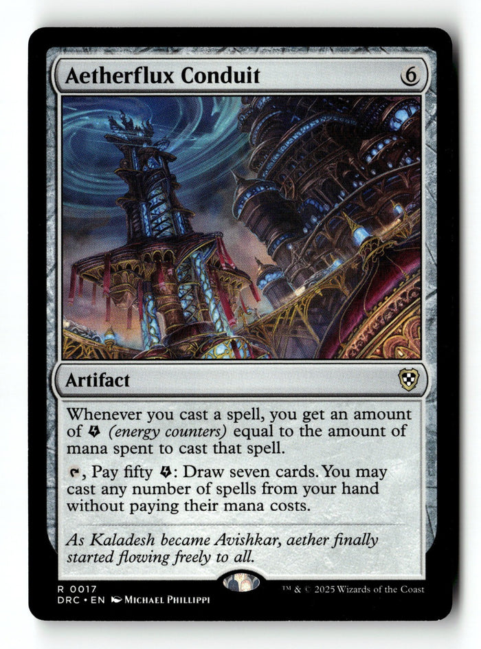 MTG Aetherflux Conduit Commander: Aetherdrift LP Magic The Gathering