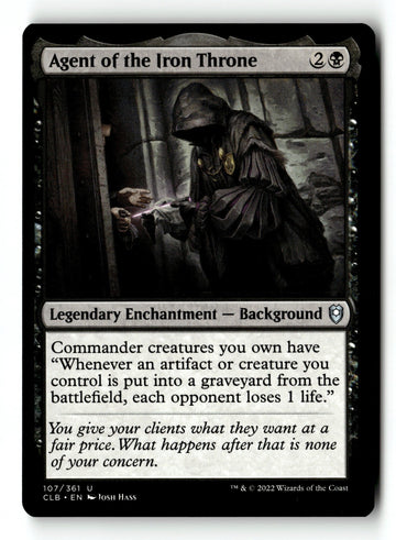 MTG Agent of the Iron Throne Commander Battle for Baldur's Gate LP MTG