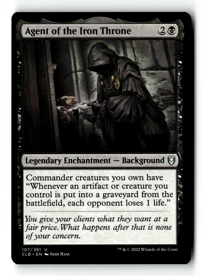 MTG Agent of the Iron Throne Commander Battle for Baldur's Gate LP MTG