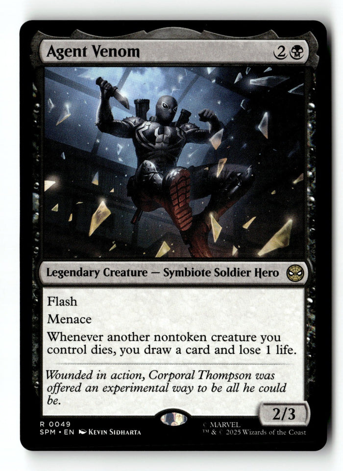 MTG Agent Venom Marvel's Spider-Man LP Magic The Gathering