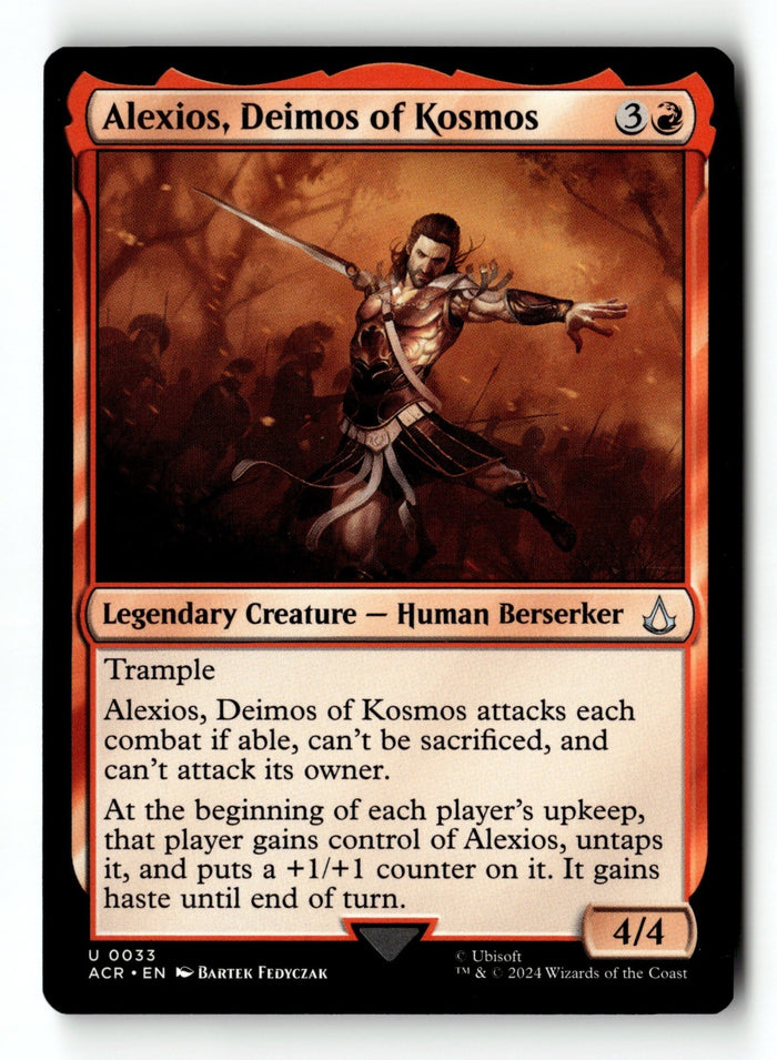 MTG Alexios, Deimos of Kosmos Assassin's Creed LP Magic The Gathering
