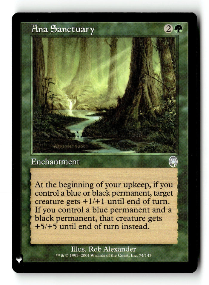 MTG Ana Sanctuary Apocalypse LP Magic The Gathering