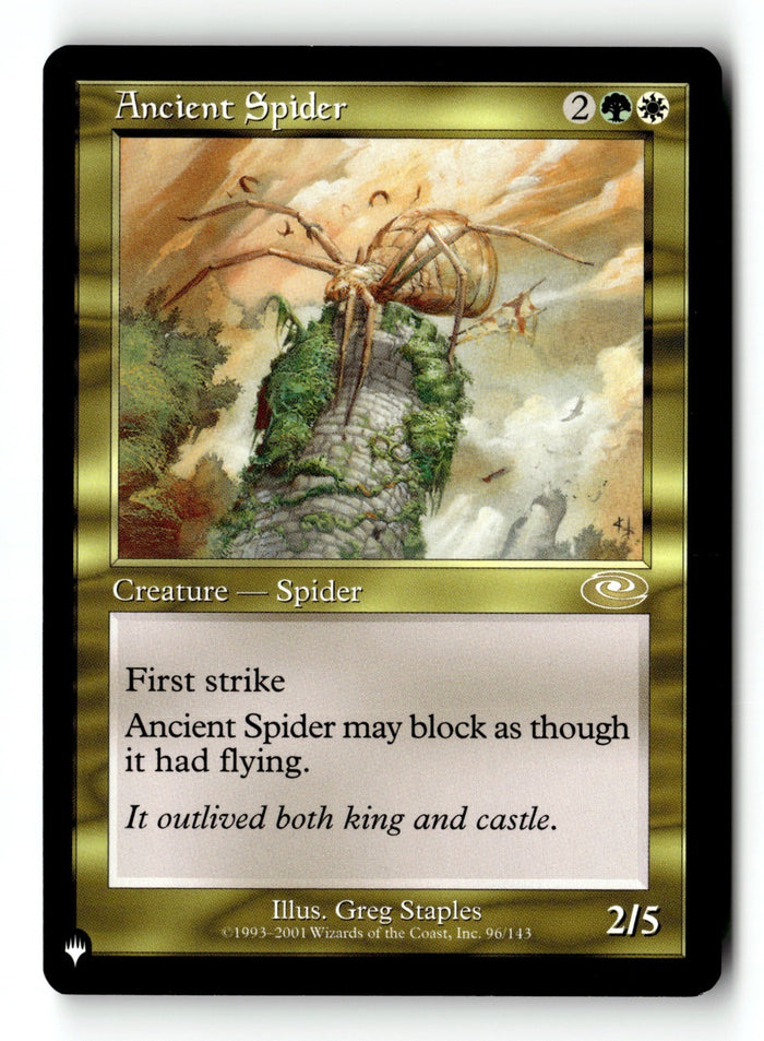 MTG Ancient Spider Planeshift LP Magic The Gathering