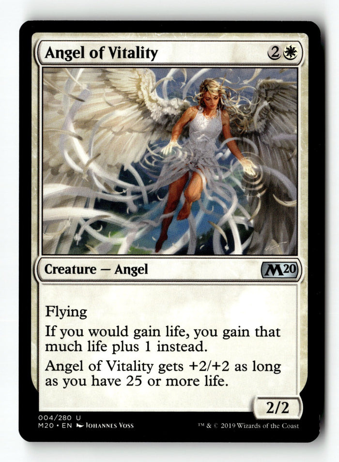 MTG Angel of Vitality Core Set 2020 LP Magic The Gathering