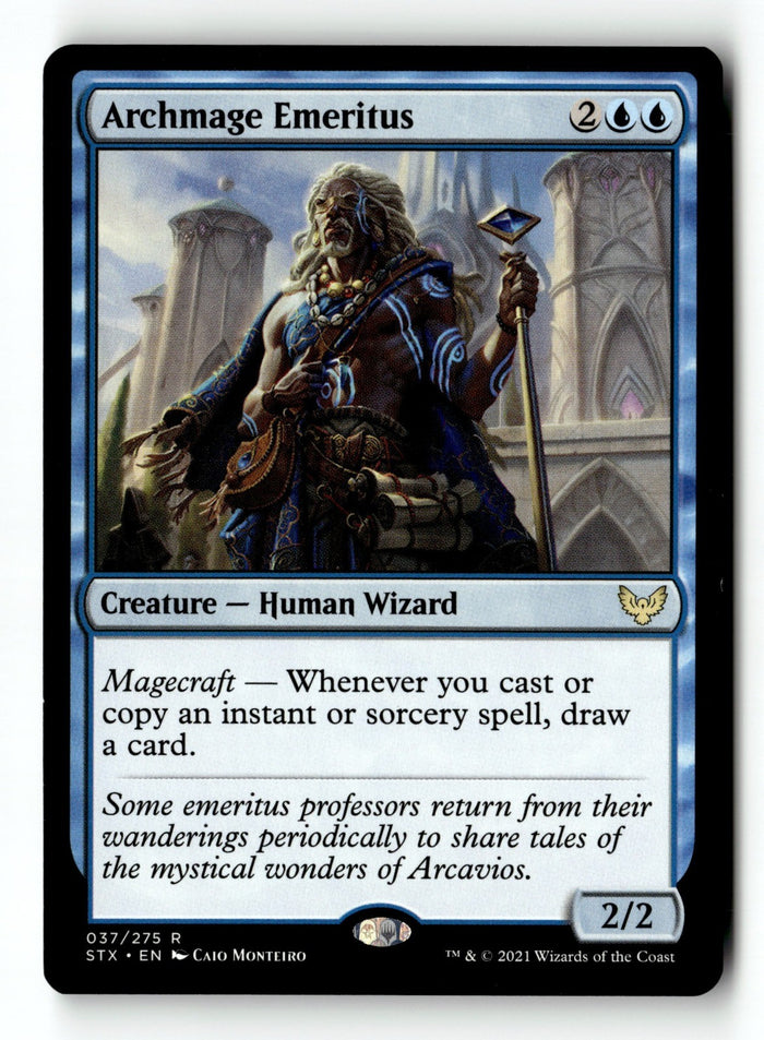 MTG Archmage Emeritus Strixhaven: School of Mages LP Magic The Gathering