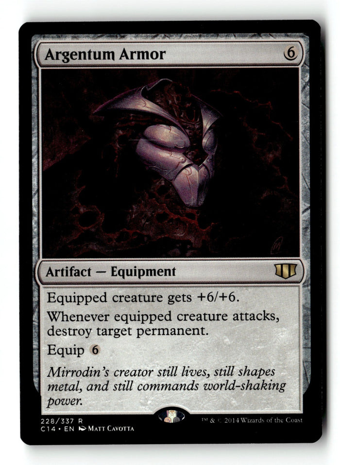 MTG Argentum Armor Commander 2014 LP Magic The Gathering