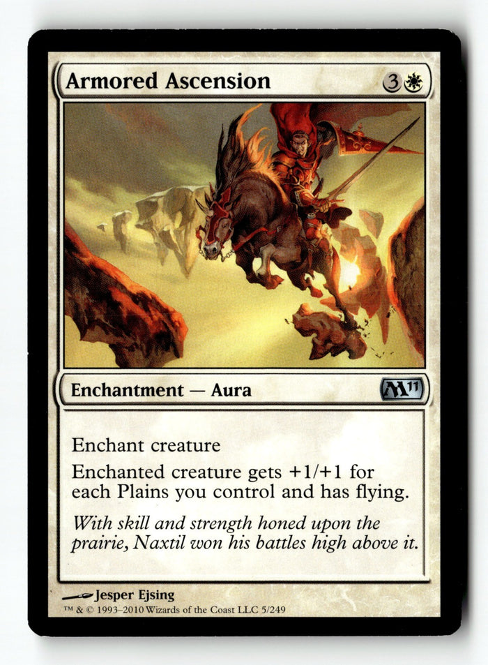 MTG Armored Ascension Magic 2011 (M11) LP Magic The Gathering