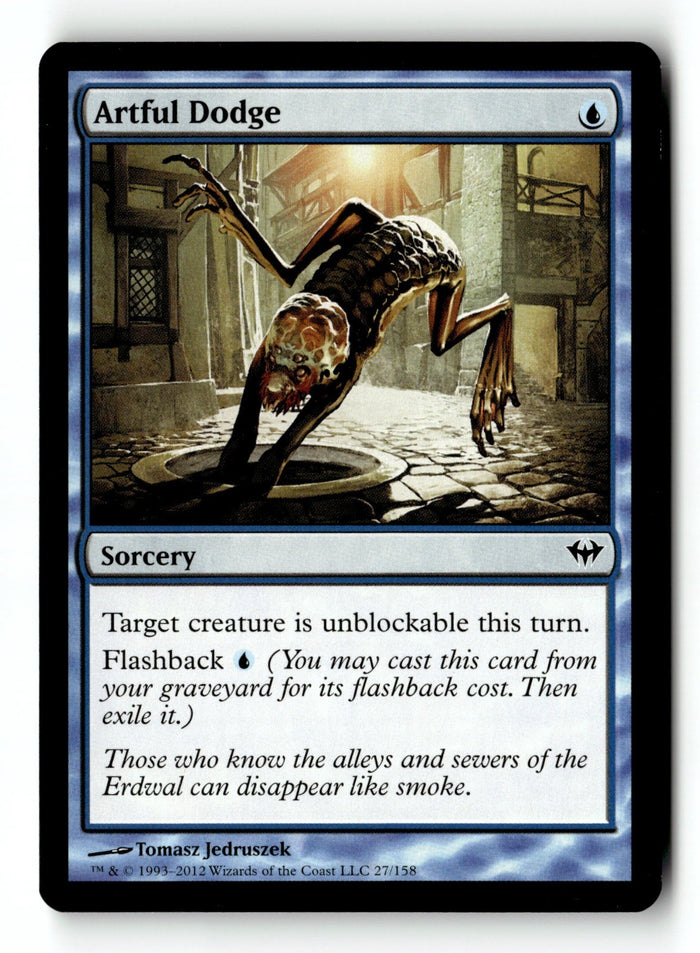MTG Artful Dodge Dark Ascension LP Magic The Gathering