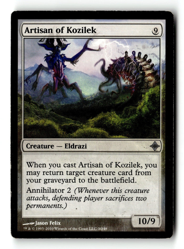 MTG Artisan of Kozilek Rise of the Eldrazi LP Magic The Gathering