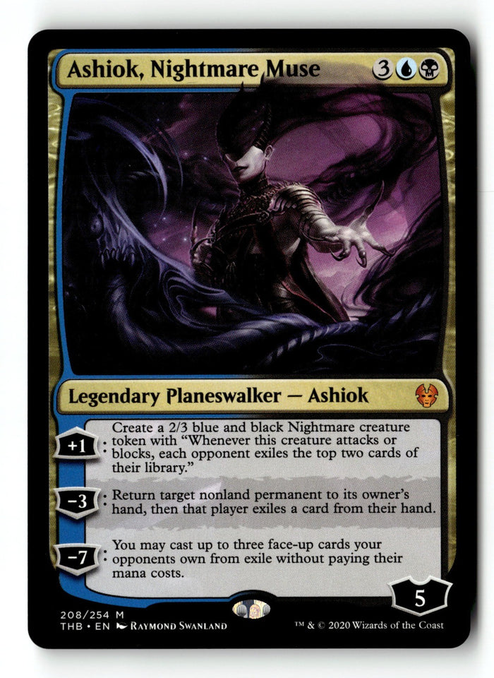 MTG Ashiok, Nightmare Muse Theros Beyond Death LP Magic The Gathering