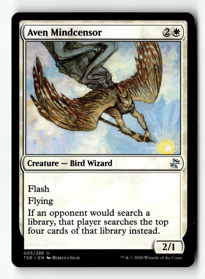 MTG Aven Mindcensor Time Spiral: Remastered LP Magic The Gathering