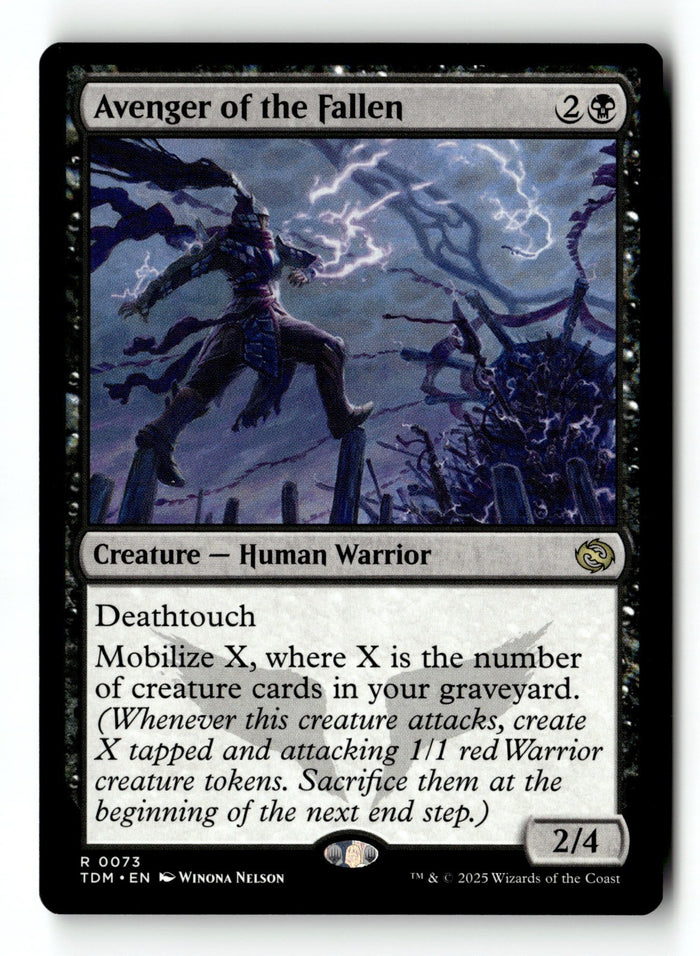 MTG Avenger of the Fallen Tarkir: Dragonstorm LP Magic The Gathering