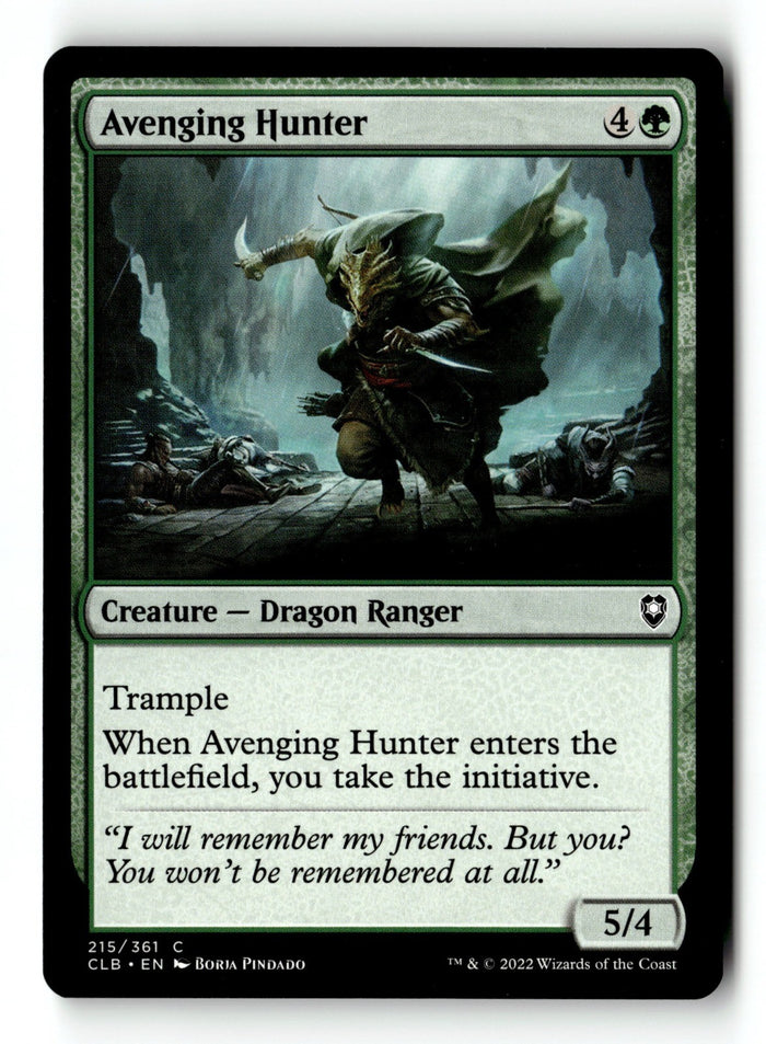 MTG Avenging Hunter Battle for Baldur's Gate LP Magic The Gathering