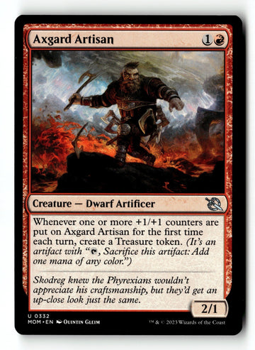 MTG Axgard Artisan March of the Machine LP Magic The Gathering