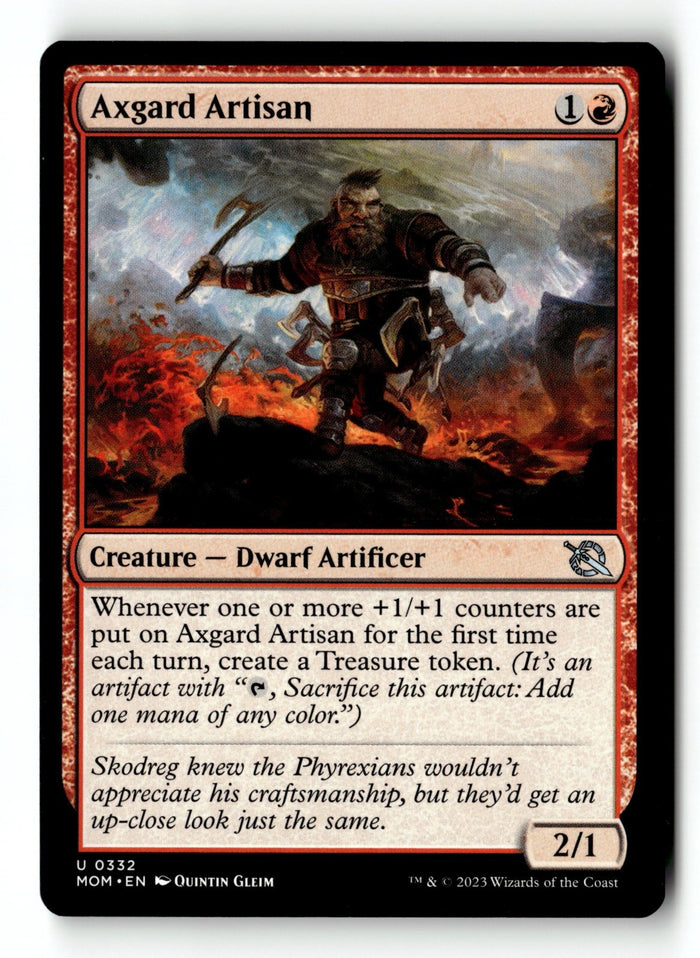MTG Axgard Artisan March of the Machine LP Magic The Gathering