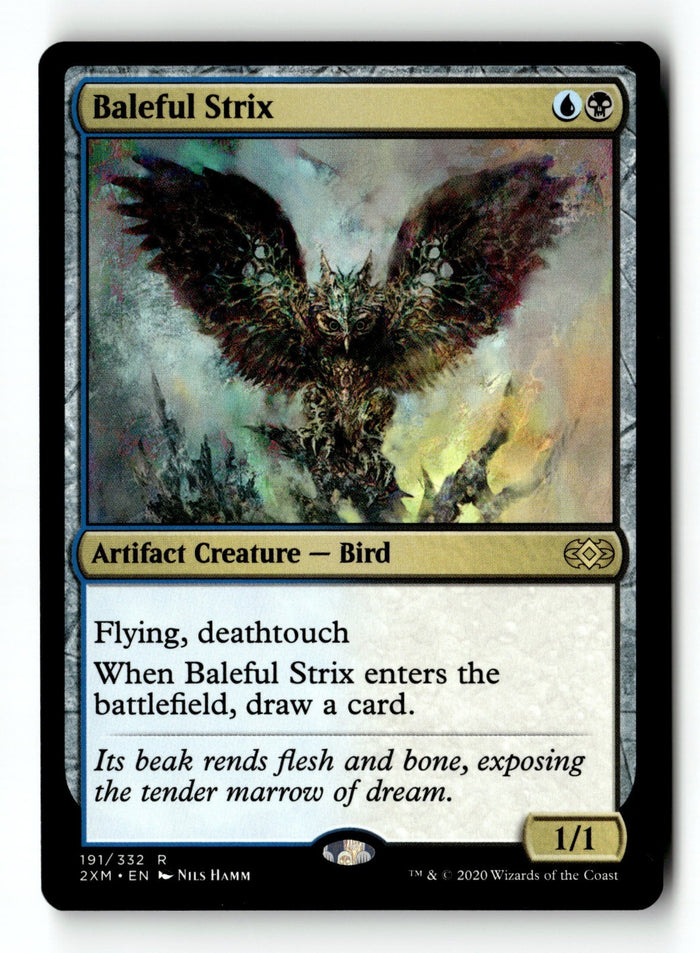 MTG Baleful Strix Double Masters LP Magic The Gathering