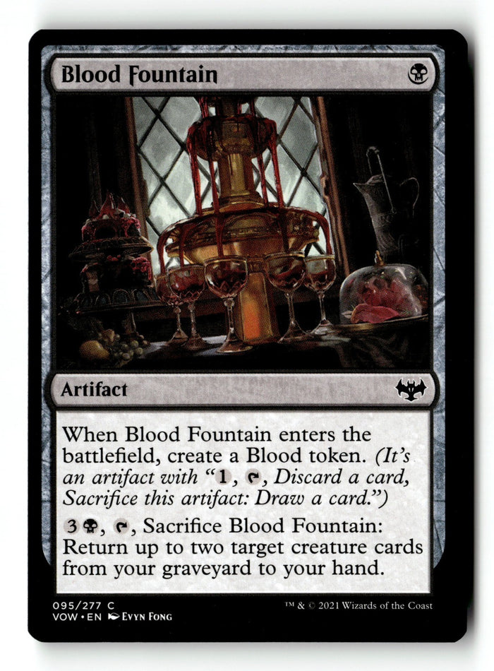 MTG Blood Fountain Innistrad: Crimson Vow LP Magic The Gathering