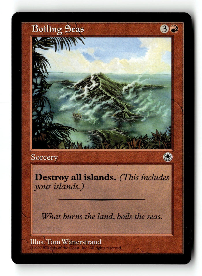 MTG Boiling Seas Portal LP Magic The Gathering