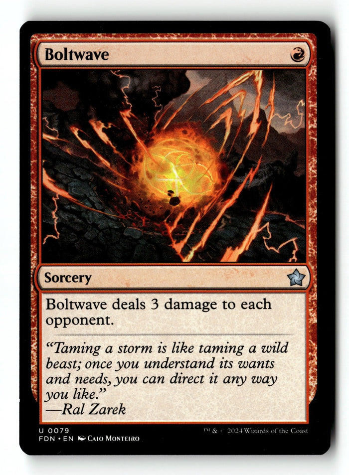 MTG Boltwave Foundations LP Magic The Gathering