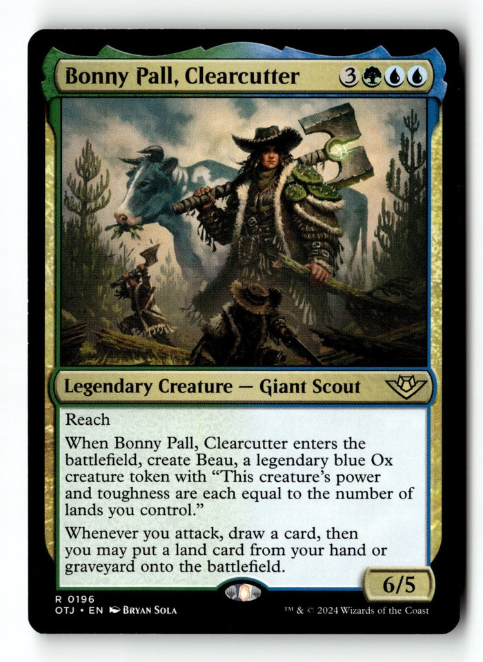MTG Bonny Pall, Clearcutter Outlaws of Thunder Junction LP Magic The Gathering